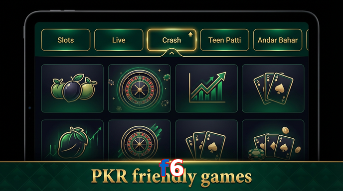 Game list for F6 games section