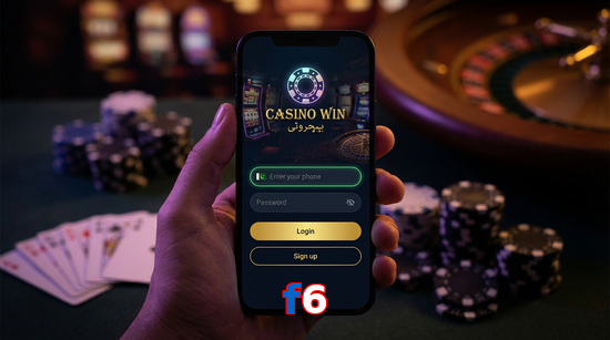 Main screen of F6 login page for PK players